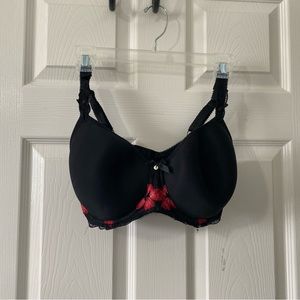 Fantasie Black With Red Flowers - Size 30I